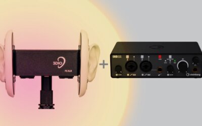 現購買 3DIO 雙耳麥克風 + 限量贈送錄音介面 Steinberg IXO22、302USB