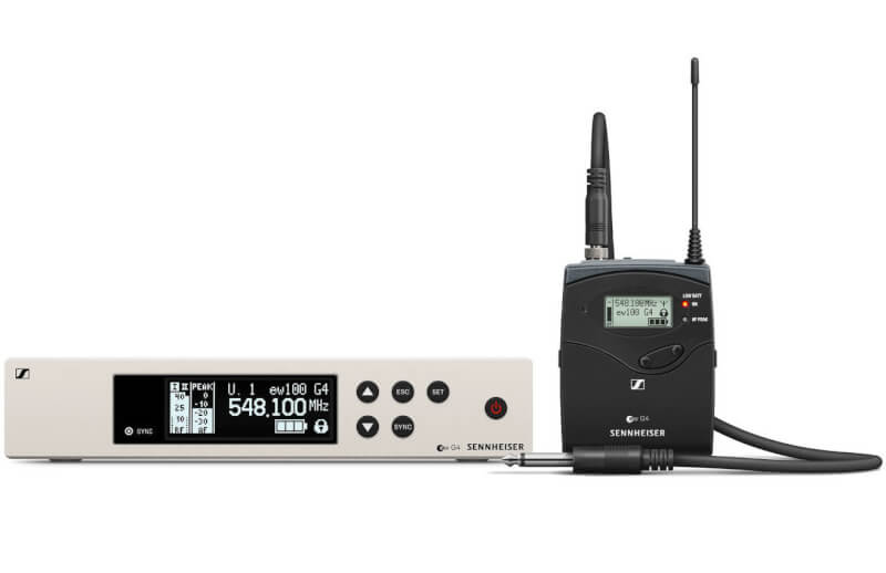 Sennheiser EW 100 G4-Ci1 無線系統，無線導線- 帝米數位音樂
